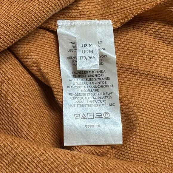 Anthropologie Top Womens Medium Cumin Waffle Knit Thermal Oversized Cotton Boho - Picture 7 of 9